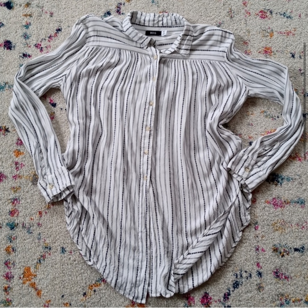 BDG Urban Outfitters Striped Button Down